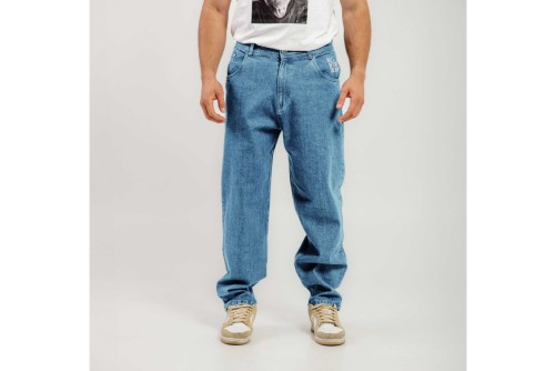 Bee Unusual Relaxed Washed Παντελόνι Τζιν Ανδρικό (AB-257021)