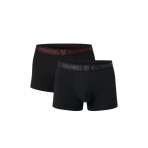 Antetokounbros Underwear Εσώρουχο Boxer Ανδρικό 2 - Τεμάχια (ACJD352001 BLACK-BLACK)