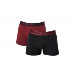 Antetokounbros Underwear Εσώρουχο Boxer Ανδρικό 2 - Τεμάχια (ACJD352001 BLACK-BORDO)