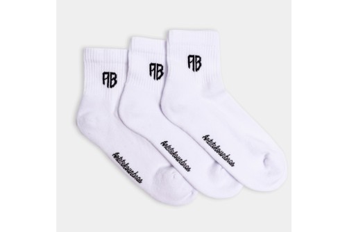 Antetokounbros Full Terry  Kάλτσες Ψηλές 3 Ζευγάρια (ACMS352004 100)