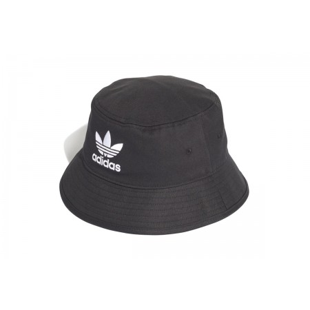 Adidas Originals Adicolor Trefoil Bucket Καπέλο Μαύρο