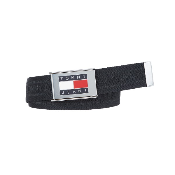 Tommy Jeans Heritage Webbing 3.5 Ζώνη Casual (AM0AM12342 BDS)