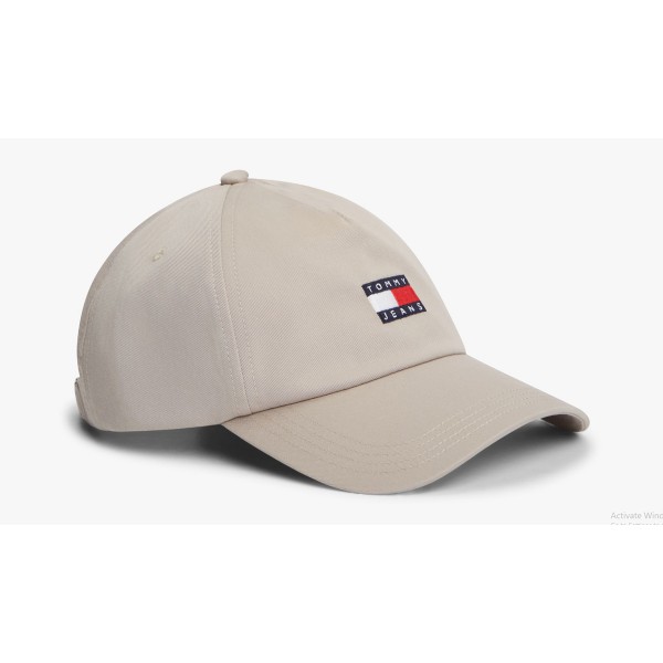 Tommy Jeans Heritage Logo Twill Baseball Καπέλο Strapback (AM0AM12933 AEP)