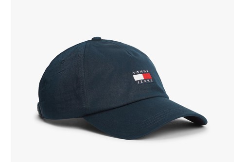 Tommy Jeans Heritage Logo Twill Baseball Καπέλο Strapback (AM0AM12933 C1G)