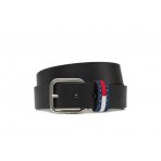 Tommy Jeans Ryan 3.5 Ανδρική Δερμάτινη Casual Ζώνη Μαύρη