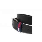 Tommy Jeans Ryan 3.5 Ανδρική Δερμάτινη Casual Ζώνη Μαύρη