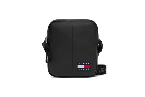 Tommy Jeans Essential Daily Pu Reporter Τσαντάκι Χιαστί - Ώμου (AM0AM13712 BDS)