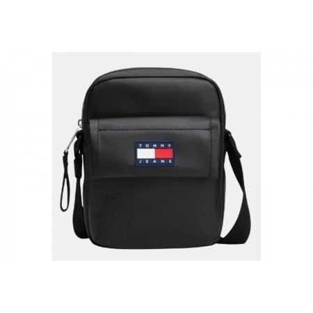 Tommy Jeans Elevated Pu Reporter Τσαντάκι Χιαστί - Ώμου 