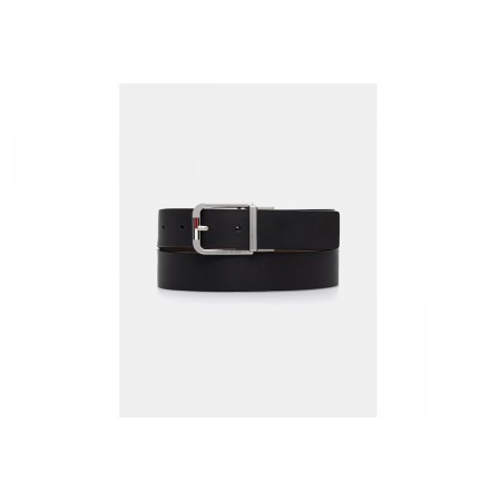 Tommy Jeans Elongated Flag Leather Ζώνη Casual 