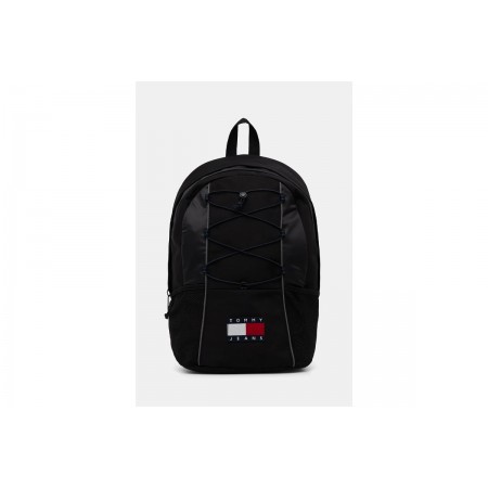 Tommy Jeans Archive Casual Τσάντα Πλάτης Μαύρη, Γκρι Σκούρο