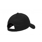 Tommy Jeans Linear Logo Embroidery Baseball Ανδρικό Καπέλο Velcro Μαύρο