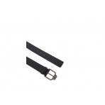 Tommy Jeans Scanton Logo Textured Leather Ζώνη Casual (AM0AM14236 BDS)