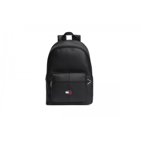 Tommy Jeans Ess Daily Pu Backpack Μαύρο