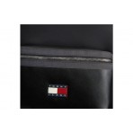 Tommy Jeans Elevated PU Casual Τσάντα Πλάτης Μαύρη 16L