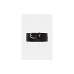 Tommy Jeans Ryan Leather 3.5 Ανδρική Casual Ζώνη Μαύρη