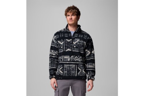 Columbia Rugged Ridge High Pile Fleece Μπλούζα Με Φερμουάρ Ανδρική (AM3598-010)