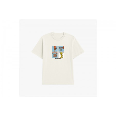AntetokounBros Storyboard Ανδρικό Κοντομάνικο T-Shirt Λευκό