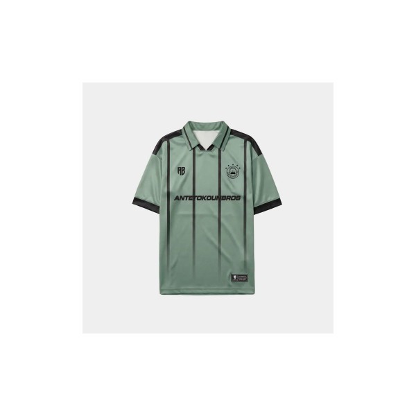 Antetokounbros Jersey V-Neck T-Shirt Ανδρικό (APCD162U32 SAGE GREEN)