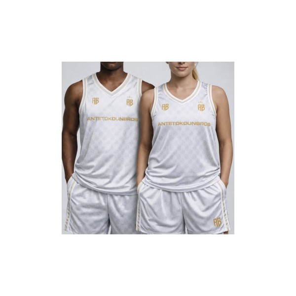 Antetokounbros Basketball Jersey Μπλούζα Αμάνικη Ανδρική (APCD162U42 WHITE)