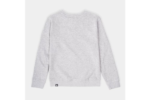 Antetokounbros Αβ Native Chest Logo Μπλούζα Με Λαιμόκοψη (APCD352K29 GRAY MELANZE)