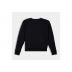 AntetokounBros Element Unisex Μακρυμάνικη Μπλούζα με Λαιμόκοψη Μαύρη