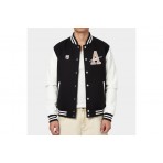 Antetokounbros Versity Μπουφάν Bomber Ανδρικό (APCD352U58 BLACK-OFF WHITE)