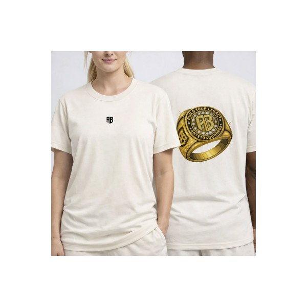 Antetokounbros Championship Oversized Ring T-Shirt Ανδρικό (APUN262U19 OFF WHITE)