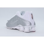 Nike Shox R4 Sneakers Λευκά, Ασημί