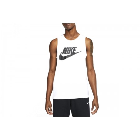 Nike Sportswear Ανδρική Αμάνικη Μπλούζα Λευκή