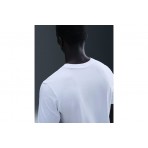 Nike Sportswear Club Ανδρικό Κοντομάνικο T-Shirt Λευκό, Χρυσό