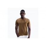 Nike Sportswear Club Ανδρικό Κοντομάνικο T-Shirt Καφέ