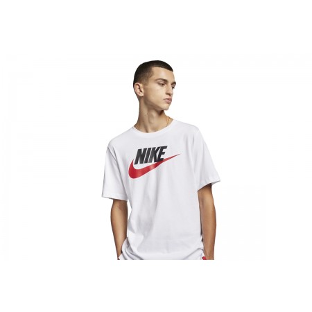 Nike Ανδρικό Κοντομάνικο T-Shirt Λευκό (AR5004 100)