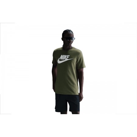 Nike Sportswear Ανδρικό Κοντομάνικο T-Shirt Λαδί