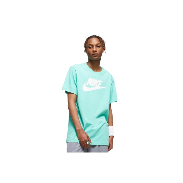 Nike Ανδρικό Κοντομάνικο T-Shirt Τυρκουάζ  (AR5004 369)