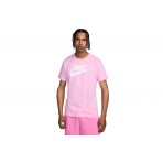 Nike Sportswear Ανδρικό Κοντομάνικο T-Shirt Ροζ