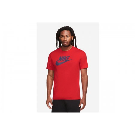 Nike Ανδρικό Κοντομάνικο T-Shirt Κόκκινο (AR5004 662)