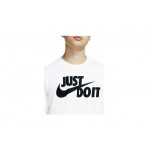 Nike Just Do It Swoosh Ανδρικό Κοντομάνικο T-Shirt Λευκό