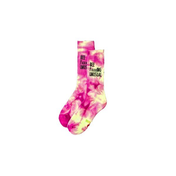 Bee Unusual Bee Fxxxing Unusual Tie Dye Issue Κάλτσα 