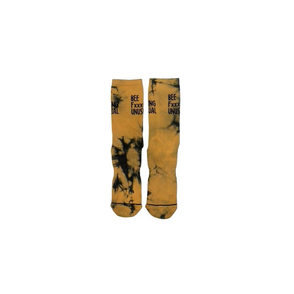 Bee Unusual Bee Fxxxing Unusual Tie Dye Ψηλές Κάλτσες 1 Ζευγάρι (AS-221223 YELLOW)