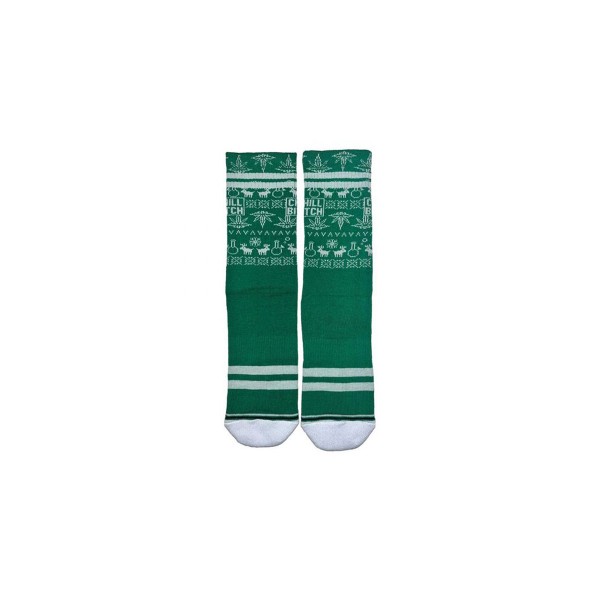 Bee Unusual 420 Collectives Chill Bitch Socks Κάλτσες Ψηλές (AS-225009 GREEN WHITE)