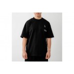 Bee Unusual God Smokes Ανδρικό Κοντομάνικο T-Shirt Μαύρο