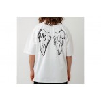 Bee Unusual I Don’t Give A Flying F* Ανδρικό Κοντομάνικο T-Shirt Λευκό