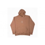 Bee Unusual Vanity Ανδρικό Φούτερ με Κουκούλα Καφέ