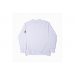 Bee Unusual High Flowers Ανδρική Μακρυμάνικη Μπλούζα Λευκή