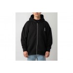 Bee Unusual Vanity Extra Heavy Ανδρική Ζακέτα με Κουκούλα Μαύρη