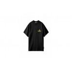 Bee Unusual Blaze Bee Relaxed Ανδρικό Κοντομάνικο T-Shirt Μαύρο, Γκρι Σκούρο, Κίτρινο, Λευκό