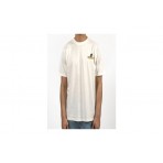 Bee Unusual Blaze Bee Relaxed Ανδρικό Κοντομάνικο T-Shirt Λευκό, Μαύρο, Κίτρινο