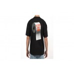 Bee Unusual Getting Shit Done Oversized Ανδρικό Κοντομάνικο T-Shirt Μαύρο