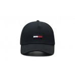 Tommy Jeans Flag Καπέλο Strapback Μαύρο