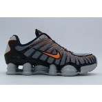 Nike Shox TL Ανδρικά Sneakers Γκρι, Πορτοκαλί, Μαύρο